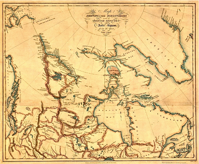 Arctic Map 1828