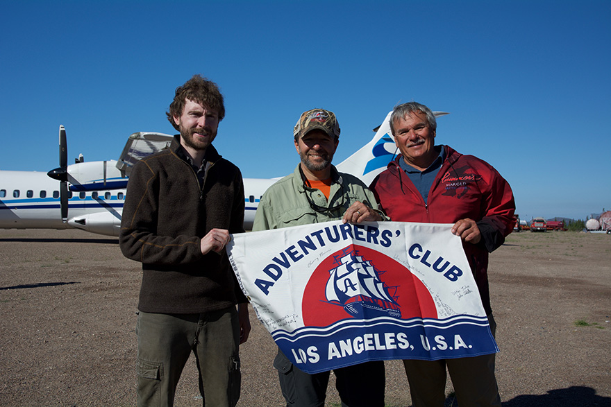 Adam Shoalts, Chuck Brill, Harold Ball, 2016, Dismal Lakes Trip