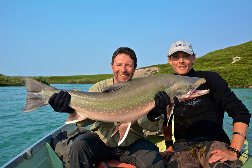 Chuck Brill Fishing Arctic Char