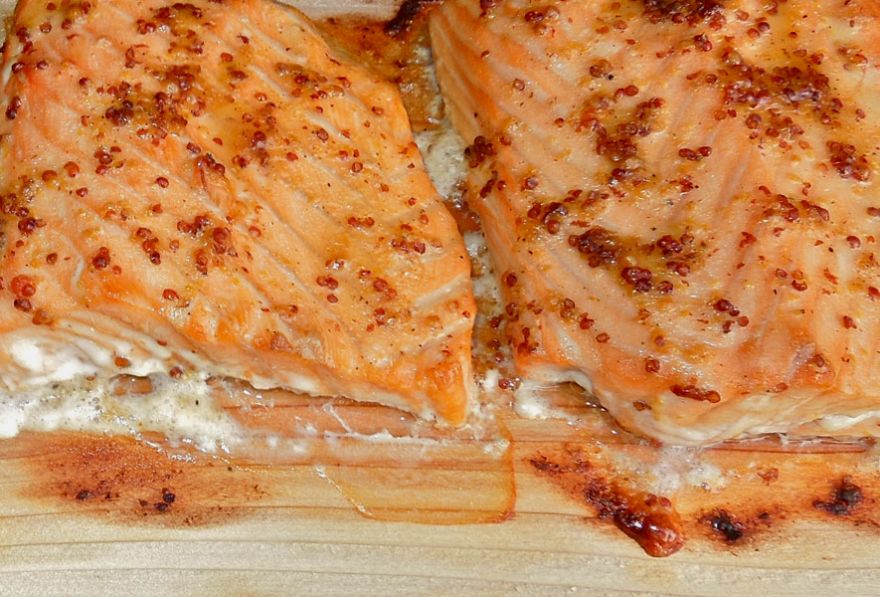 Cedar Planked Maple/Dijon Lake Trout