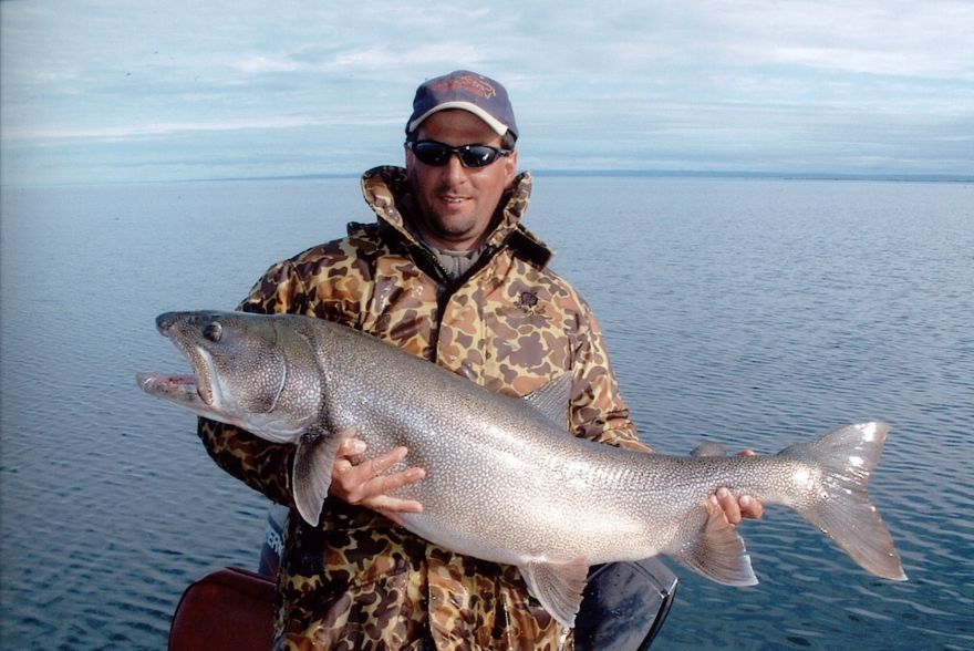 Paul Barta holding one of many "trophies"