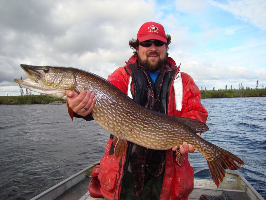 Catching Pike on Great Bear Lake